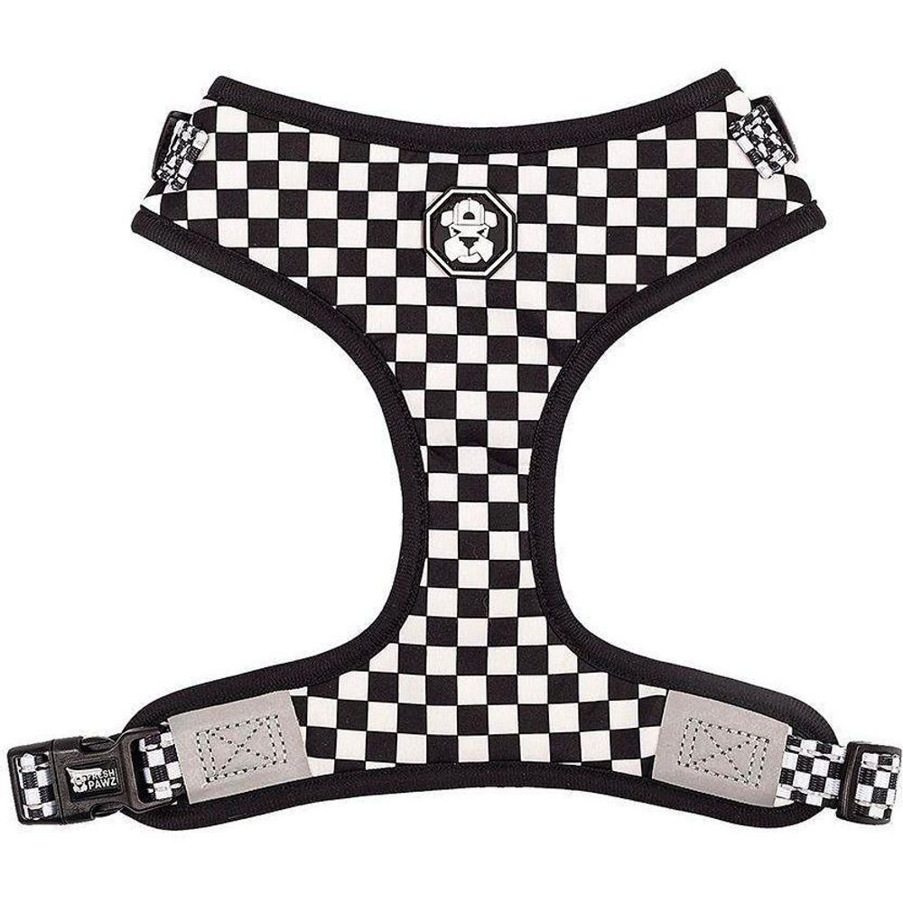 Checkerboard | Adjustable Mesh Harness - Furr Baby Gifts
