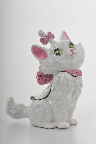 White and Pink Cat - Furr Baby Gifts