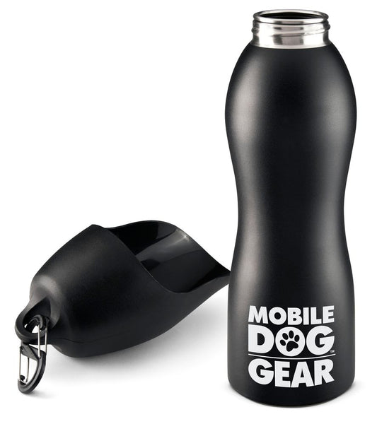 Mobile Dog Gear, Stainless Steel Dog Water Bottle for Medium to Large Dogs, 25 Ounces - Furr Baby Gifts