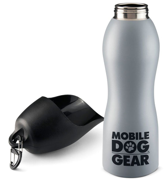 Mobile Dog Gear, Stainless Steel Dog Water Bottle for Medium to Large Dogs, 25 Ounces - Furr Baby Gifts
