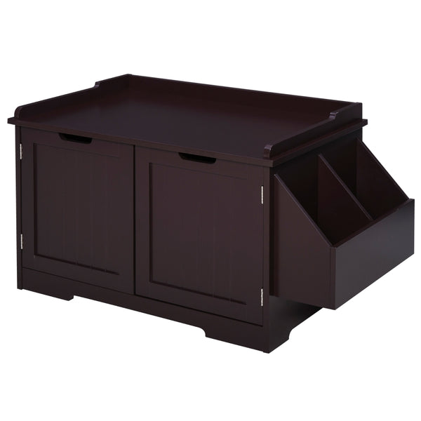 Cat Litter Box Nightstand End Table Enclosure - Furr Baby Gifts