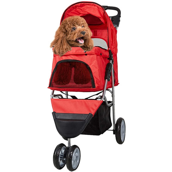 3-Wheels Elite Jogger Pet Stroller - Furr Baby Gifts