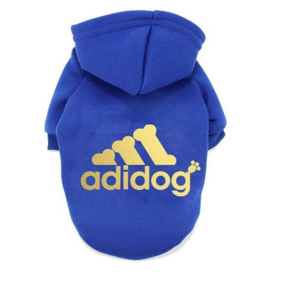 Adidog Silver Gold Reflective Hoodie - Furr Baby Gifts