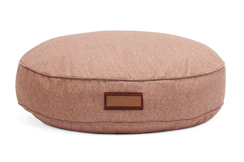 Round Pet Bed in Pittie Pink - Furr Baby Gifts